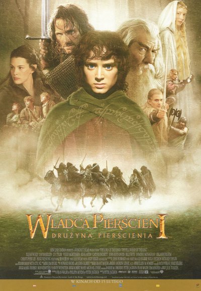 Plakat Filmu Władca Pierścieni: Drużyna Pierścienia (2001) [Dubbing PL] - Cały Film CDA - Oglądaj online (1080p)